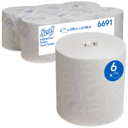 6691  Scott® ESSENTIAL™ Полотенца для рук - Рулон / Белый   (1 Рулон  )