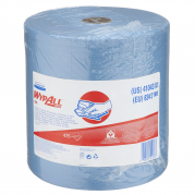 8347  WypAll® X80 Протирочный материал - Большой рулон / Голубой/ синий   (1 Рулон  x 475 листов  )
